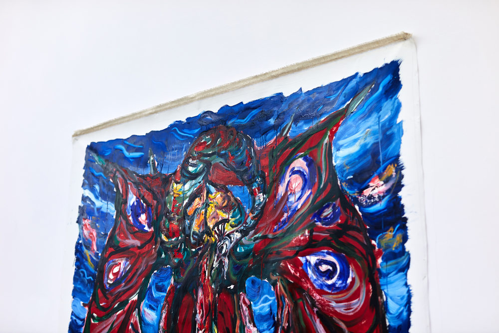 „A bika csókja” című kiállítás enteriőrje  Fotó: Biró Dávid